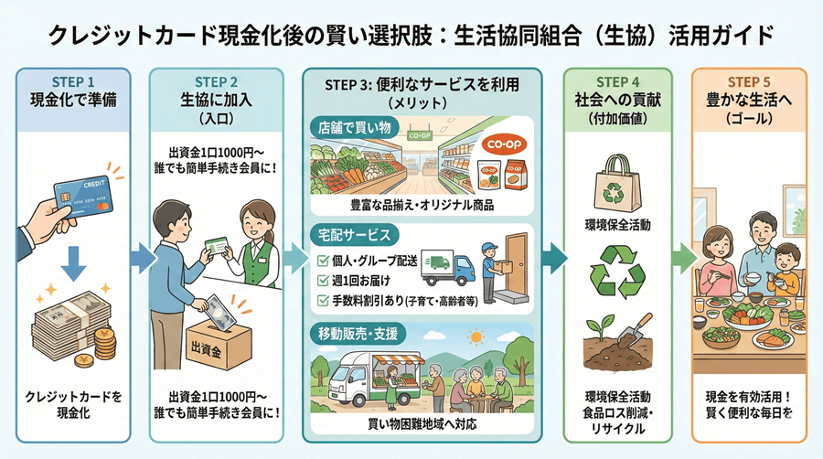 生協でクレジットカード払いはできる？コープの支払い方法を解説！